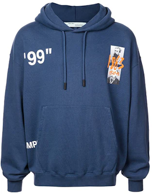 Sudadera con Capucha Azul Estampada OFF-WHITE SS19 para Hombre. OMBB037R19B970093088 Buy Sudadera con Capucha Azul Estampada OFF-WHITE SS19 para Hombre. OMBB037R19B970093088