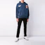 Lookbook Sudadera con Capucha Azul Estampada OFF-WHITE SS19 para Hombre. OMBB037R19B970093088
