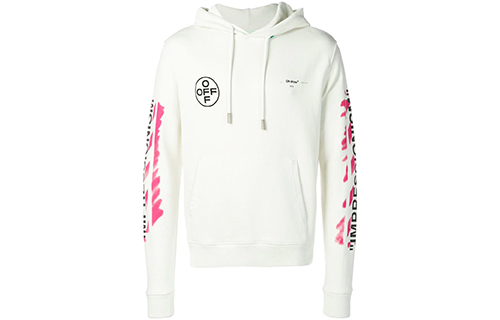 OFF-WHITE SS19 Spray Logo White Hoodie OMBB034R190030150228 圖 2