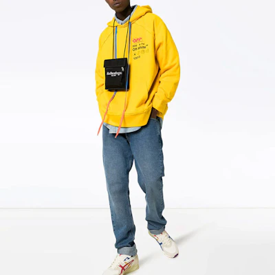 Off-White SS19 Yellow Industrial Y013 Hoodie Pullover Sweatshirt OMBB057F19E300166010 Shop Off-White SS19 Yellow Industrial Y013 Hoodie Pullover Sweatshirt OMBB057F19E300166010