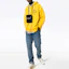 Shop Off-White SS19 Yellow Industrial Y013 Hoodie Pullover Sweatshirt OMBB057F19E300166010