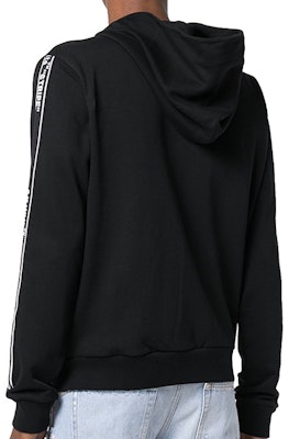 オフホワイト SS19 ジップストライプ カジュアル ブラックジャケット OMBB033E18A200011000 Shop オフホワイト SS19 ジップストライプ カジュアル ブラックジャケット OMBB033E18A200011000