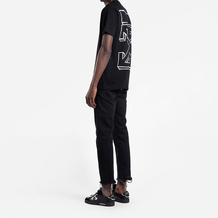 OFF-WHITE SS20 3D Arrows Short Sleeve T-Shirt Black OMAA027E181850241001 圖 6