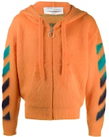 OFF-WHITE SS20 3D Logo Knit Hooded Jacket Men’s Orange OMHA073R20B020231988 OFF-WHITE SS20 3D Logo Knit Hooded Jacket Men’s Orange OMHA073R20B020231988