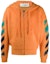Order OFF-WHITE SS20 3D ロゴ ニット フーディッド ジャケット メンズ オレンジ OMHA073R20B020231988