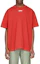 Shop OFF-WHITE SS20 機場膠帶箭頭印花紅色寬鬆版T恤 OMAA038S201850032088