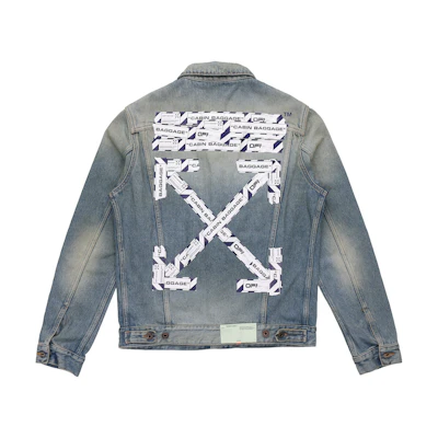 OFF-WHITE SS20 Arrow Denim Jacket Denim Blue OMYE005S203860037388