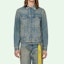 Shop OFF-WHITE SS20 Arrow Denim Jacket Denim Blue OMYE005S203860037388