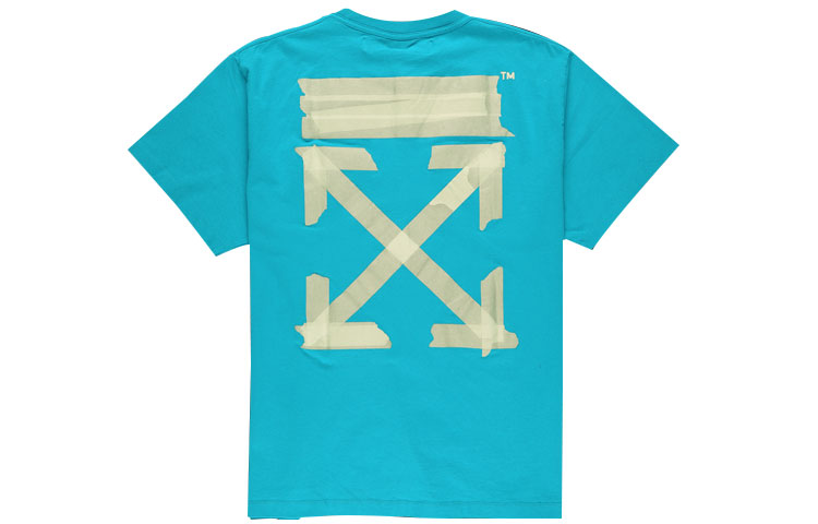 OFF-WHITE SS20 Arrow Graphic T-Shirt Blue Mens OMAA027R201850023948 圖 2