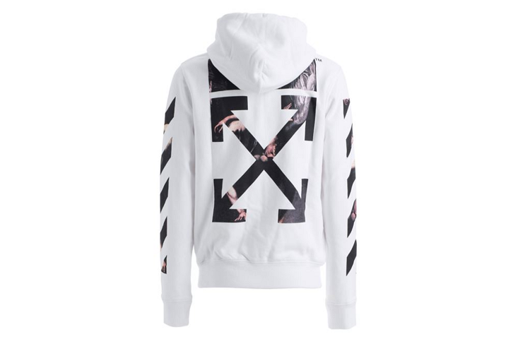 OFF-WHITE SS20 Arrow Hoodie White Long Sleeve Zip-Up OMBE001S20E300040188 圖 3