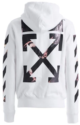 OFF-WHITE SS20 白色箭头连帽长袖拉链卫衣 OMBE001S20E300040188 Lookbook OFF-WHITE SS20 白色箭头连帽长袖拉链卫衣 OMBE001S20E300040188