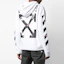Purchase OFF-WHITE SS20 白色箭头连帽长袖拉链卫衣 OMBE001S20E300040188