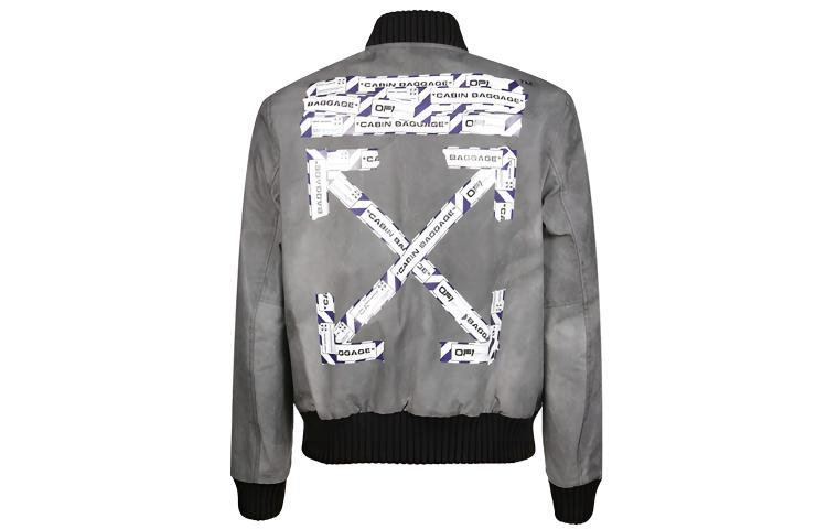 Off-White SS20 Arrow Print Tape Bomber Jacket OMEA208S20H900031088