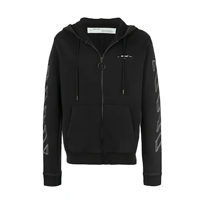 OFF-WHITE SS20 Arrows Print Jacket Unisex Black Grey OMBB033E181920020901