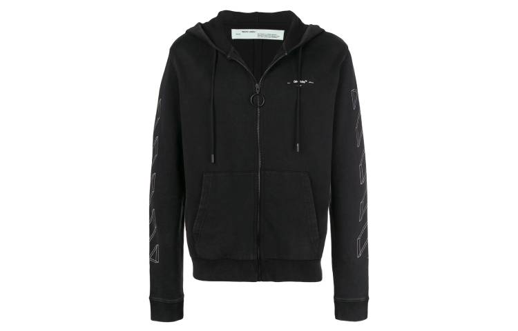 Order オフホワイト SS20 アローズプリントジャケット ユニセックス ブラック グレー OMBB033E181920020901