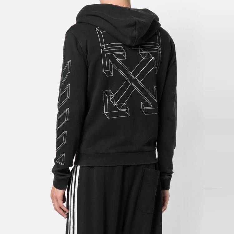 Shop オフホワイト SS20 アローズプリントジャケット ユニセックス ブラック グレー OMBB033E181920020901