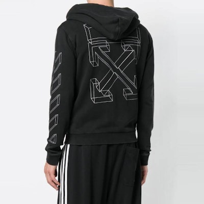 オフホワイト SS20 アローズプリントジャケット ユニセックス ブラック グレー OMBB033E181920020901 Shop オフホワイト SS20 アローズプリントジャケット ユニセックス ブラック グレー OMBB033E181920020901