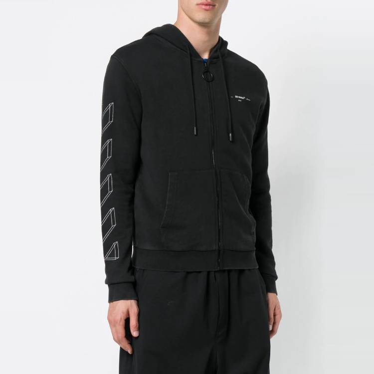 Purchase オフホワイト SS20 アローズプリントジャケット ユニセックス ブラック グレー OMBB033E181920020901