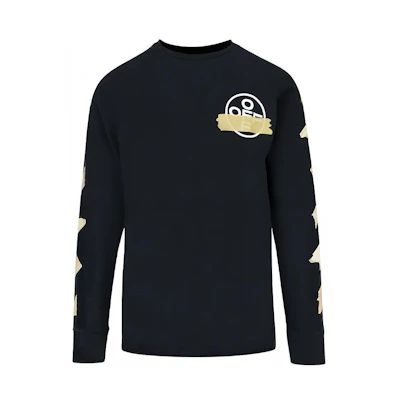 OFF-WHITE SS20 Barcode Tape Black Long Sleeve T-Shirt OMAB001R201850021048