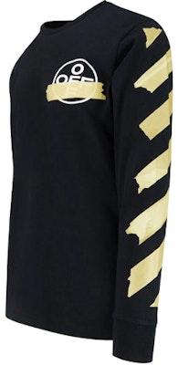 OFF-WHITE SS20 条形码胶带黑色长袖T恤 OMAB001R201850021048 Shop OFF-WHITE SS20 条形码胶带黑色长袖T恤 OMAB001R201850021048