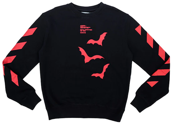 오프화이트 SS20 박쥐 프린트 크루넥 풀오버 스웻셔츠 블랙 OMBA025E19D250071020 Lookbook 오프화이트 SS20 박쥐 프린트 크루넥 풀오버 스웻셔츠 블랙 OMBA025E19D250071020