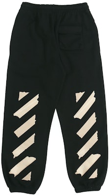 OFF-WHITE SS20 Pantalones Joggers de Punto Negro con Rayas Doradas OMCH022R20E300021048 Buy OFF-WHITE SS20 Pantalones Joggers de Punto Negro con Rayas Doradas OMCH022R20E300021048