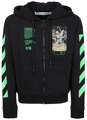 OFF-WHITE SS20 黑色骷髏印花拉鍊連帽衫 OMBE001R20E300141088 Lookbook OFF-WHITE SS20 黑色骷髏印花拉鍊連帽衫 OMBE001R20E300141088