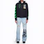 Purchase OFF-WHITE SS20 黑色骷髏印花拉鍊連帽衫 OMBE001R20E300141088