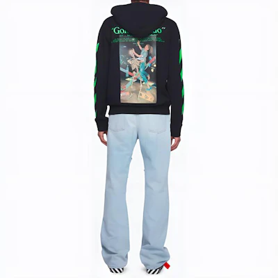 OFF-WHITE SS20 黑色骷髏印花拉鍊連帽衫 OMBE001R20E300141088 Details for OFF-WHITE SS20 黑色骷髏印花拉鍊連帽衫 OMBE001R20E300141088