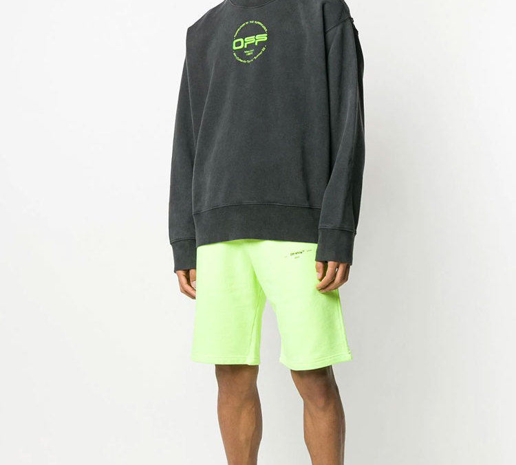 OFF-WHITE SS20 Black Hoodie with Front "OFF" and Large Back Logo OMBA037R20E300131088 圖 6