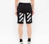 Shop 오프화이트 SS20 블랙 로고 테이프 프린트 캐주얼 반바지 패션 OMCI006G20FLE0051084
