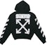 Buy Hoodie OFF-WHITE SS20 Pria Hitam Loose-Fit dengan Desain Arrow Print. OMBB037S20E300031088