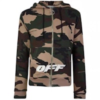 OFF-WHITE SS20 Camo Zip Jacket Military Green OMBB033E181920219901 OFF-WHITE SS20 Camo Zip Jacket Military Green OMBB033E181920219901