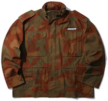 Off-White SS20 Camouflage Print Long Sleeve Field Jacket Red Camo 0MEL010S203620209900 Off-White SS20 Camouflage Print Long Sleeve Field Jacket Red Camo 0MEL010S203620209900