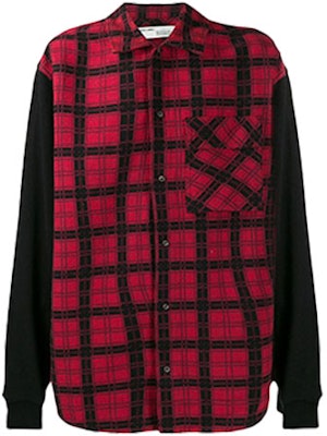 Camisa de Manga Larga Casual a Cuadros Negra/Roja OFF-WHITE SS20. OMGA101R20G530202010 Order Camisa de Manga Larga Casual a Cuadros Negra/Roja OFF-WHITE SS20. OMGA101R20G530202010