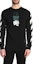 Shop OFF-WHITE SS20滴箭标志黑色长袖T恤 OMAB001R201850051001