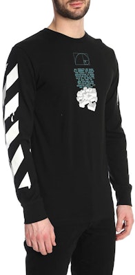 OFF-WHITE SS20滴箭标志黑色长袖T恤 OMAB001R201850051001 Purchase OFF-WHITE SS20滴箭标志黑色长袖T恤 OMAB001R201850051001