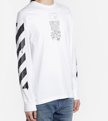 OFF-WHITE SS20 白色箭头长袖T恤 男款 OMAB001R201850050110 Purchase OFF-WHITE SS20 白色箭头长袖T恤 男款 OMAB001R201850050110