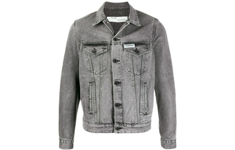 OFF-WHITE SS20 Faded Arrows Denim Jacket Men’s Gray OMKY002R20E540200810