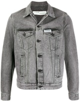 OFF-WHITE SS20 Faded Arrows Denim Jacket Men’s Gray OMKY002R20E540200810 OFF-WHITE SS20 Faded Arrows Denim Jacket Men’s Gray OMKY002R20E540200810