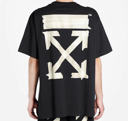 OFF-WHITE SS20 Gold Arrow Tape Patch T-shirt Unisex Black OMAA038R201850021048 Shop OFF-WHITE SS20 Gold Arrow Tape Patch T-shirt Unisex Black OMAA038R201850021048