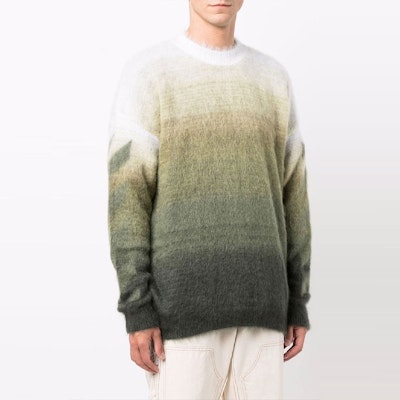 오프화이트 SS20 그라디언트 오버사이즈 크루넥 스웨터 멀티컬러 패션. OMHE098F21KNI0015555 Purchase 오프화이트 SS20 그라디언트 오버사이즈 크루넥 스웨터 멀티컬러 패션. OMHE098F21KNI0015555