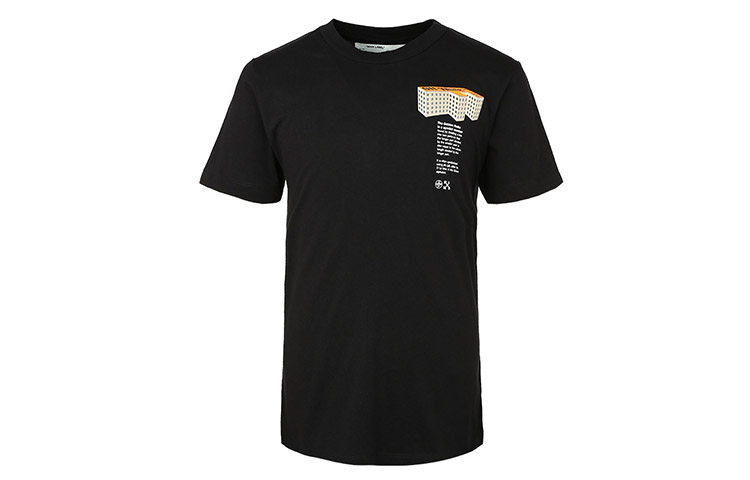OFF-WHITE SS20 Graphic Print Black Short Sleeve T-Shirt OMAA027R201850071088 圖 3
