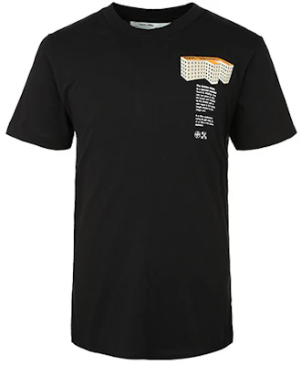Camiseta Negra de Manga Corta OFF-WHITE SS20 con Estampado Gráfico. OMAA027R201850071088 Lookbook Camiseta Negra de Manga Corta OFF-WHITE SS20 con Estampado Gráfico. OMAA027R201850071088