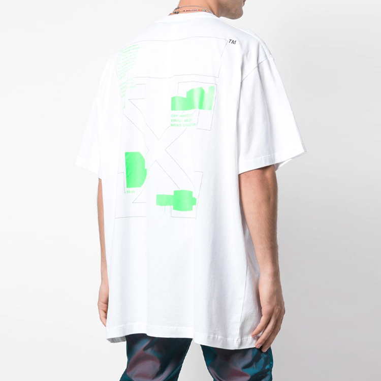 OFF-WHITE SS20 Loose Fit Arrows Tee White OMAA038R201850060145 圖 5