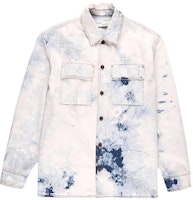 OFF-WHITE SS20 Multicolor Splatter Denim Jacket White Mens OMYD017R203860201414 OFF-WHITE SS20 Multicolor Splatter Denim Jacket White Mens OMYD017R203860201414