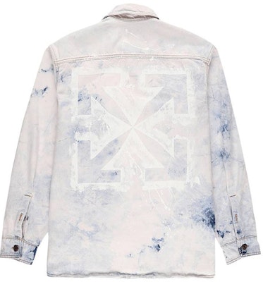 オフホワイト SS20 マルチカラースプラッターデニムジャケット ホワイト メンズ OMYD017R203860201414 Lookbook オフホワイト SS20 マルチカラースプラッターデニムジャケット ホワイト メンズ OMYD017R203860201414