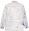 Lookbook オフホワイト SS20 マルチカラースプラッターデニムジャケット ホワイト メンズ OMYD017R203860201414