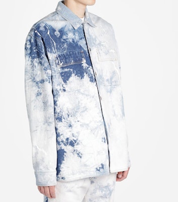 オフホワイト SS20 マルチカラースプラッターデニムジャケット ホワイト メンズ OMYD017R203860201414 Purchase オフホワイト SS20 マルチカラースプラッターデニムジャケット ホワイト メンズ OMYD017R203860201414