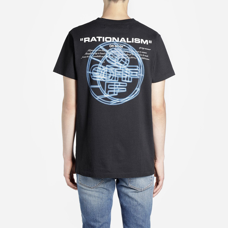 OFF-WHITE SS20 Overlapping Logo Print T-Shirt Black OMAA027R201850031088 圖 4